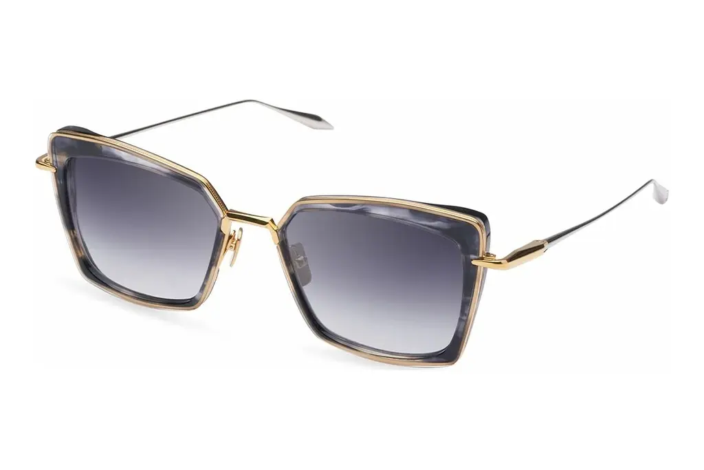 DITA   DTS-405 01A DARK GREY TO CLEAR GRADIENTBLACK HAZE - YELLOW GOLD