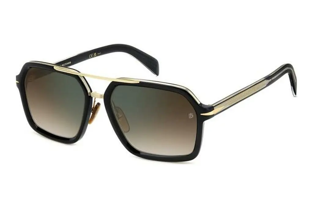 David Beckham   DB 7128/S 2M2/QY BROWN SHADED GREEN MIRRORSCHWARZ