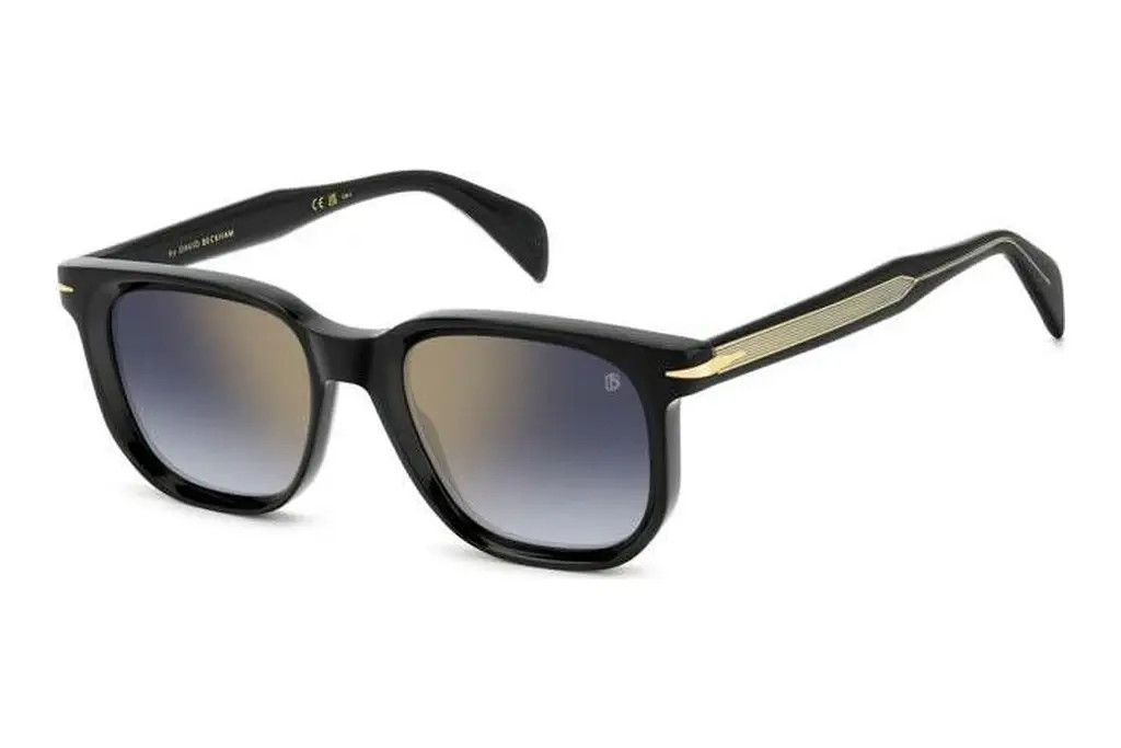 David Beckham   DB 7133/S 807/1V BLUE SHADED GOLD MIRRORSCHWARZ