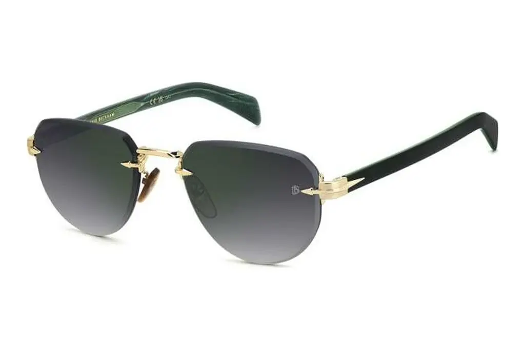 David Beckham   DB 7144/S PEF/NU GREY SHADED GREEN MIRRORGOLD