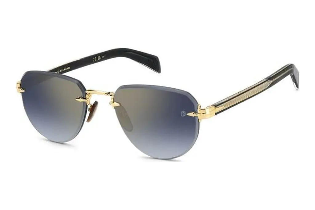 David Beckham   DB 7144/S RHL/1V BLUE SHADED GOLD MIRRORGOLD