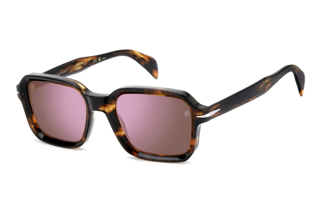 David Beckham   DB 7147/S WR9/13 VIOLET MIRRORBROWN HAVANA