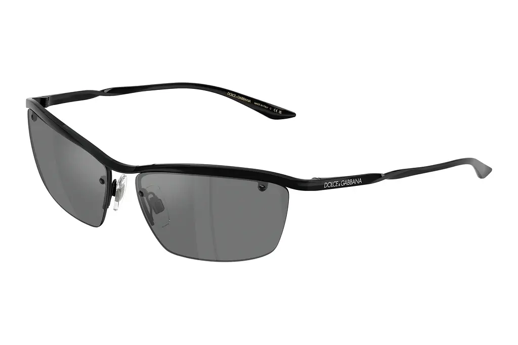 Dolce & Gabbana   DG2307 01/6G Grey Mirror BlackBlack