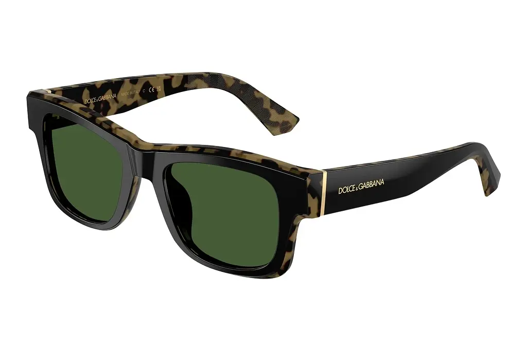 Dolce & Gabbana   DG4515 340471 Dark GreenBlack On Yellow Havana