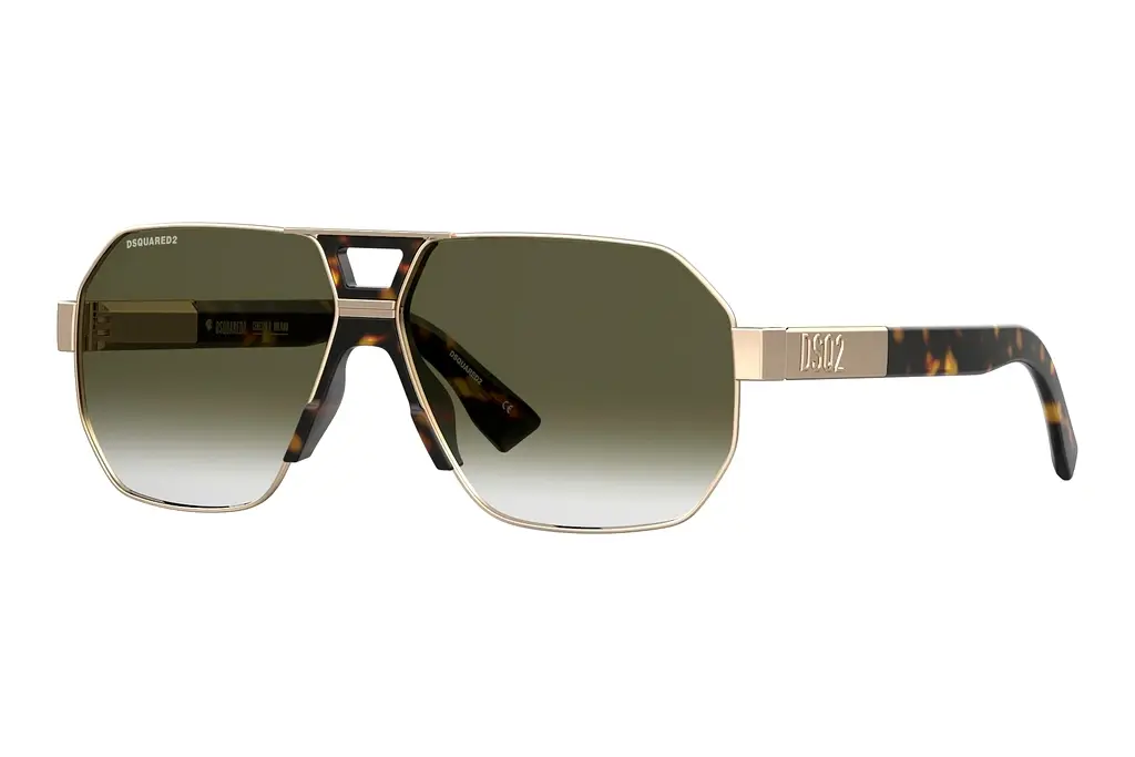 Dsquared2   D2 0028/S 06J/9K GREEN SHADEDGOLD
