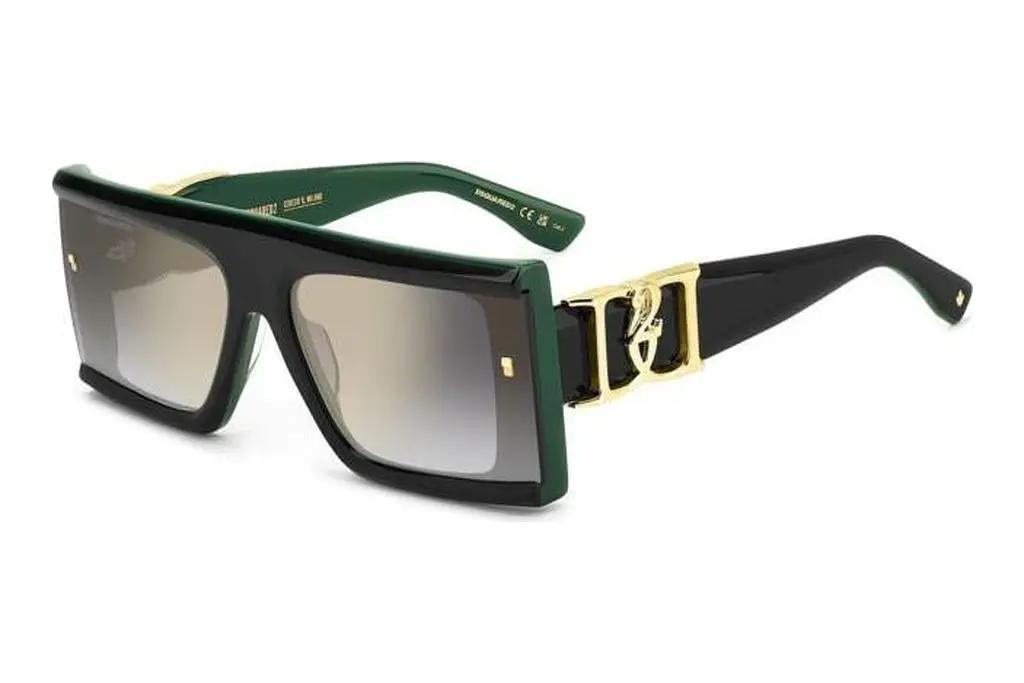Dsquared2   D2 0169/S 1ED/FQ GREY SHADED GOLD MIRRORGRÜN