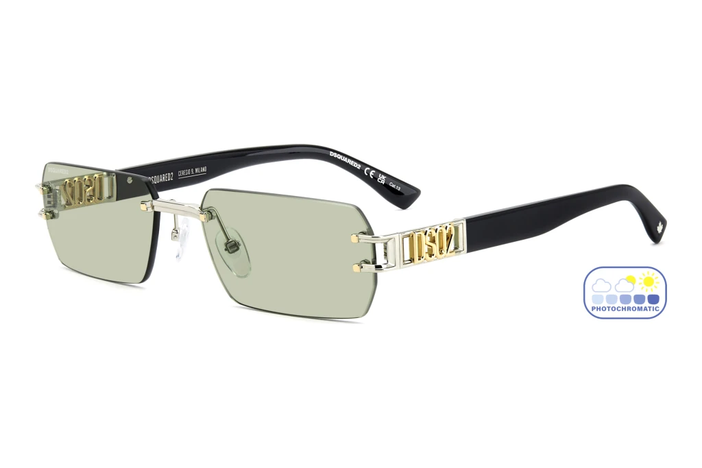 Dsquared2   D2 0189/S I20/GP GREEN PHOTOCROMATICGOLD PALLADIUM