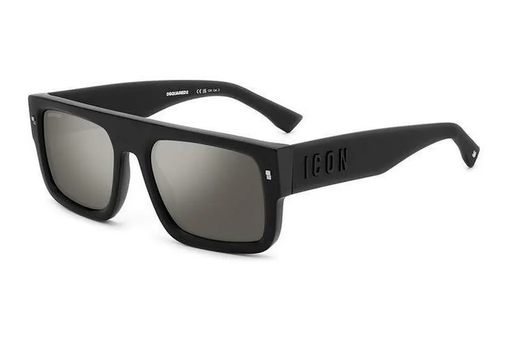 Dsquared2   ICON 0008/S 003/T4 SILVER MIRRORSCHWARZ