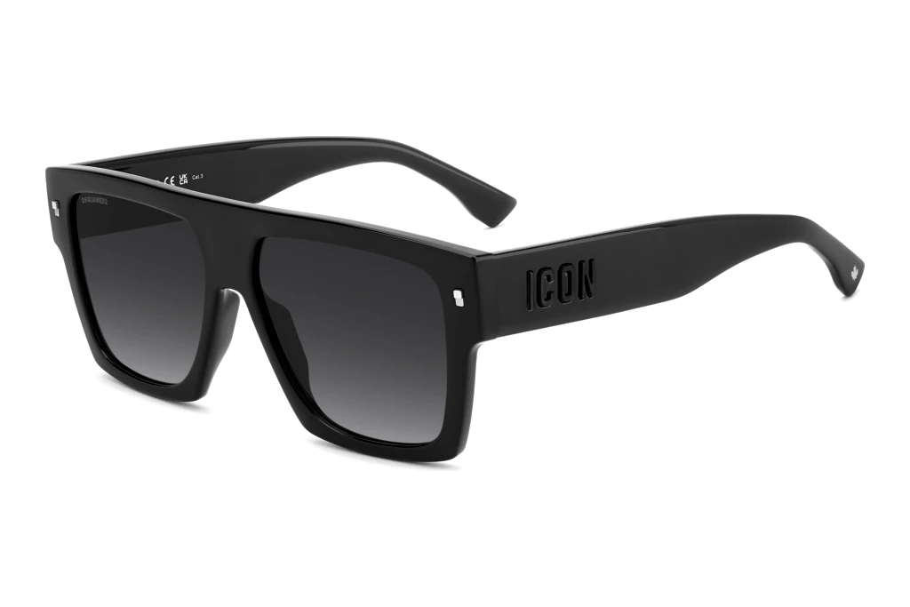 Dsquared2   ICON 0030/S 807/9O DARK GREY SHADEDBLACK