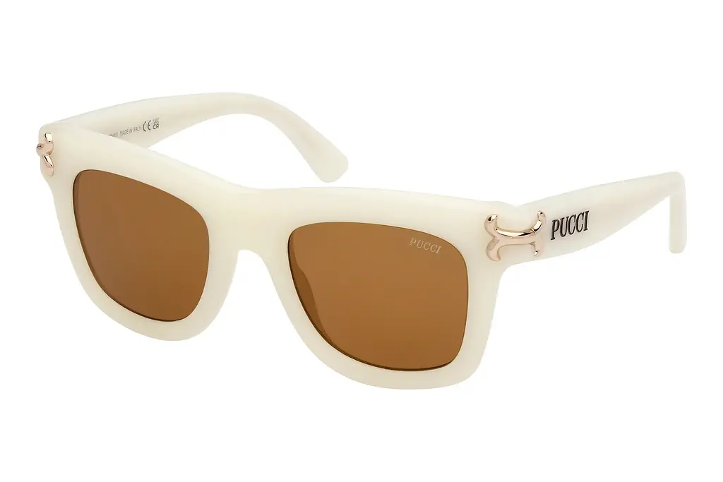 Emilio Pucci   EP0222 21E braunGlänzend Weiss
