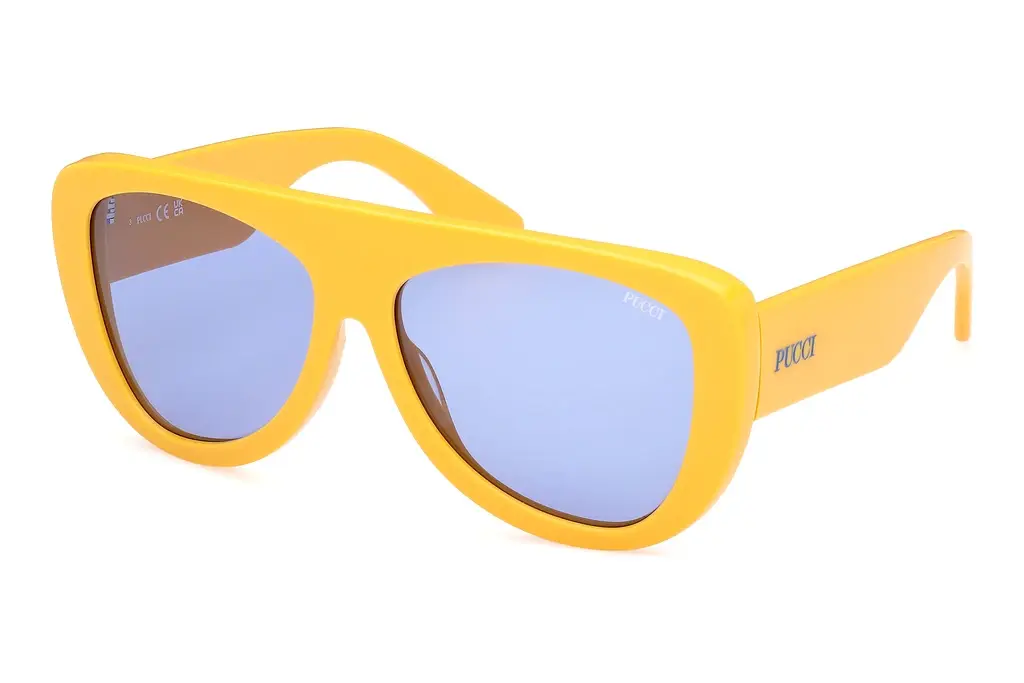 Emilio Pucci   EP0231 39V blauGlänzend Dunkel Gelb