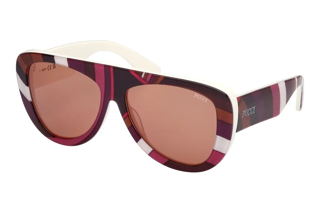 Emilio Pucci   EP0231 99E braunWeiss/Muster
