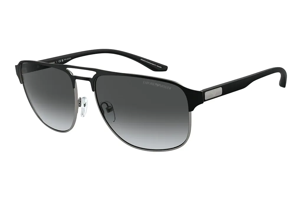 Emporio Armani   EA2144 336511 Polar Grey GradientMatte Gunmetal/Black