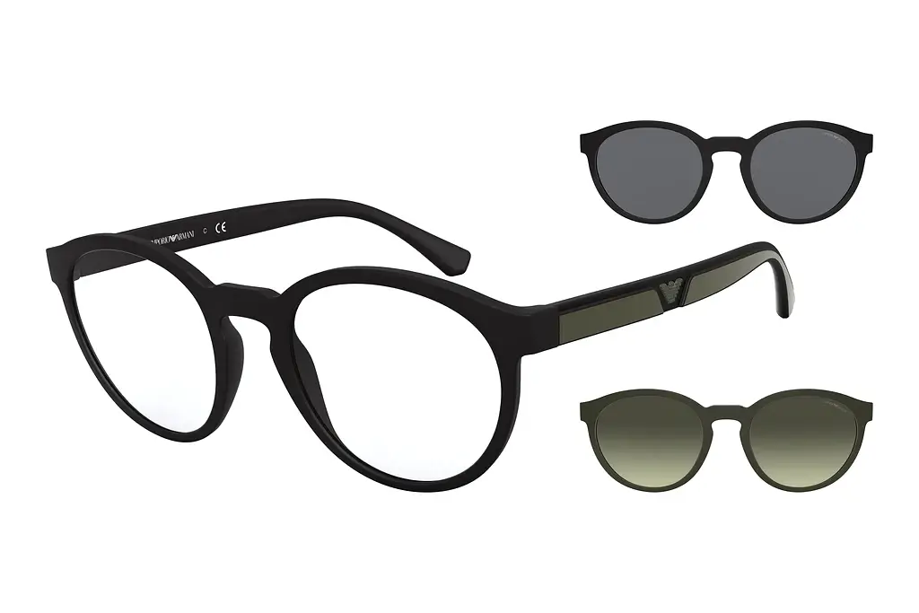Emporio Armani   EA4152 50421W ClearMatte Black