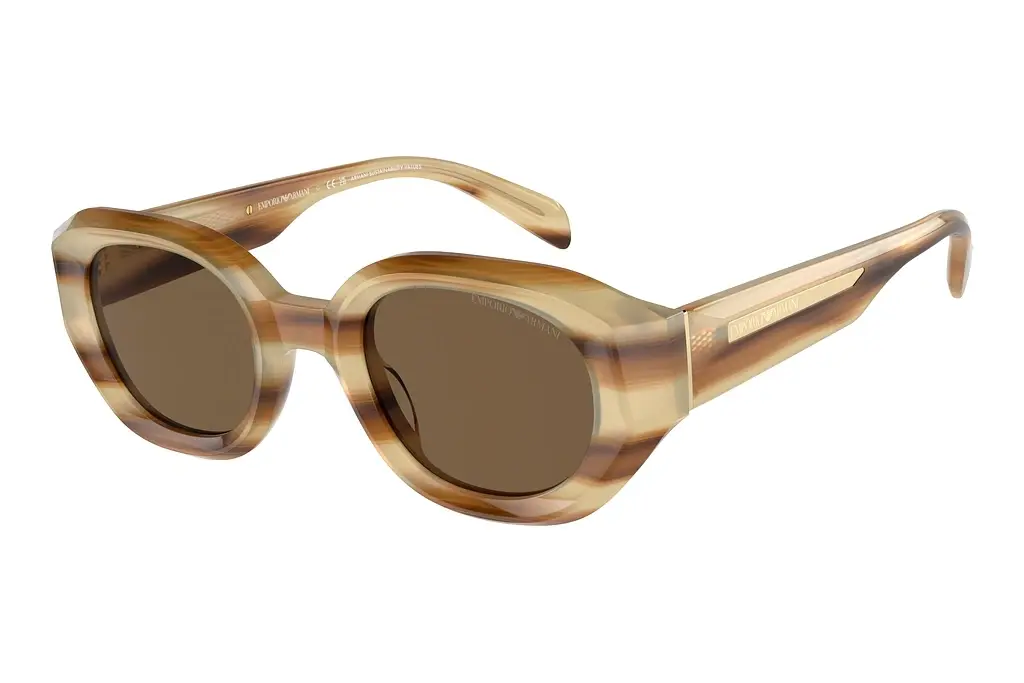 Emporio Armani   EA4230U 615073 Dark BrownShiny Striped Brown