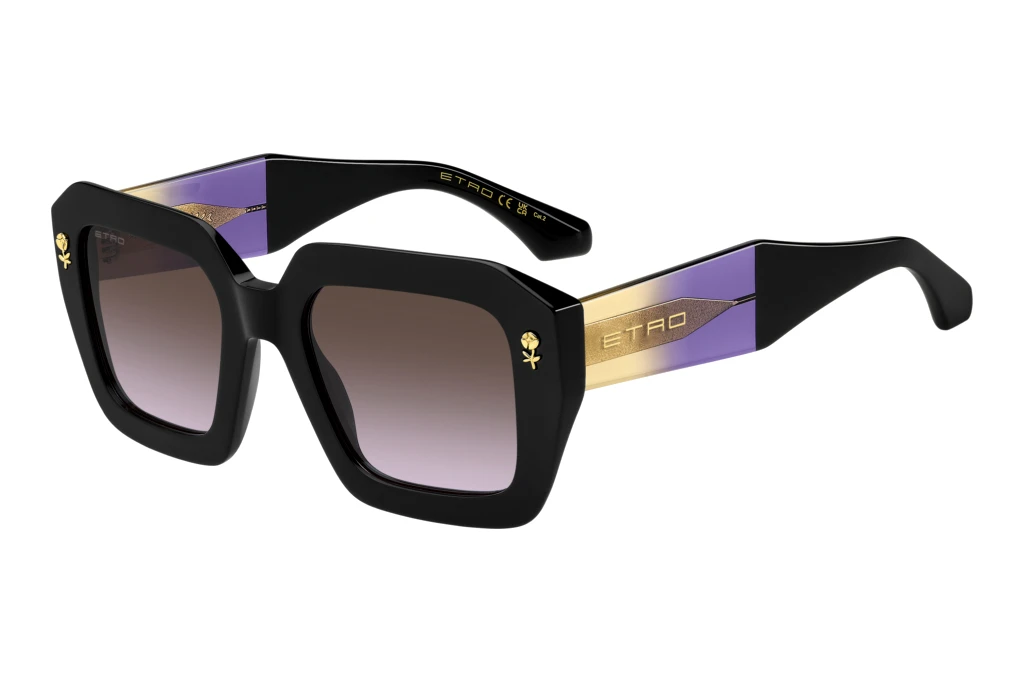 Etro   ETRO 0114/S HK8/QR BROWN VIOLET DOUBLESHADEBLACK VIOLET