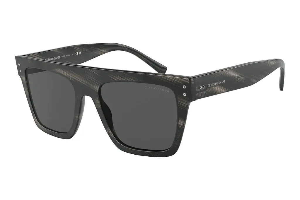 Giorgio Armani   AR8177 540787 Dark GreyStriped Grey