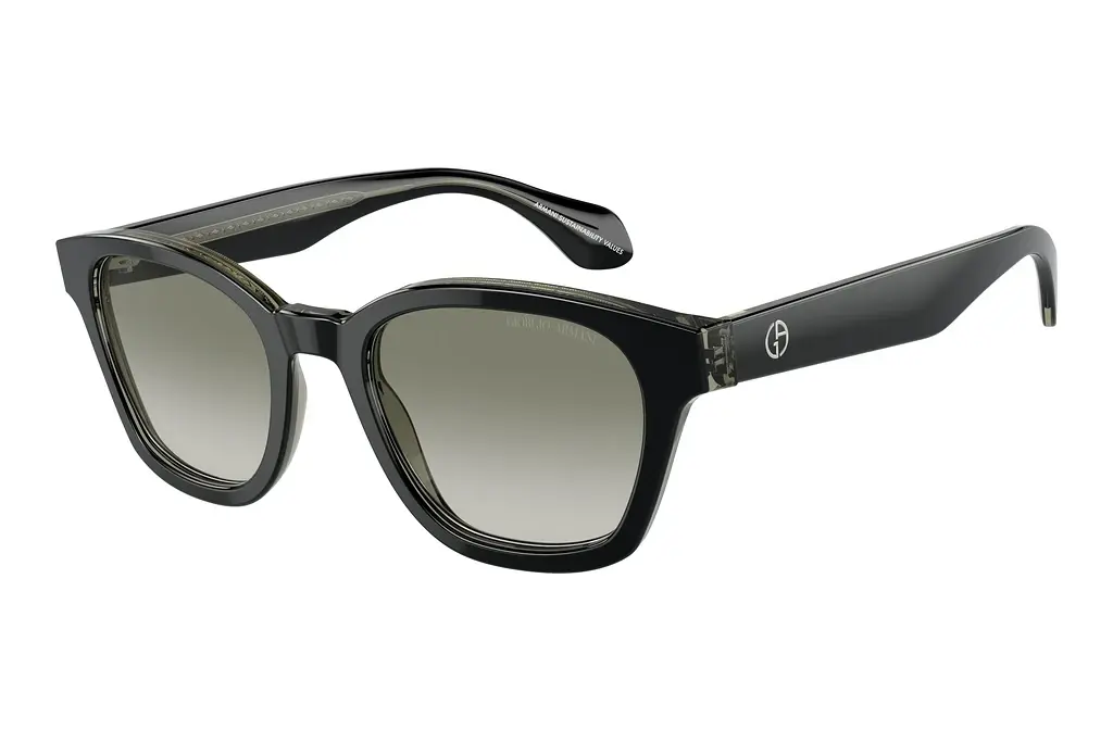 Giorgio Armani   AR8207 60873M Gradient GreenTop Black/Transparent Green
