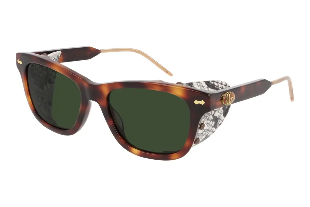 Gucci   GG0671S 002 GREENhavana-havana-green