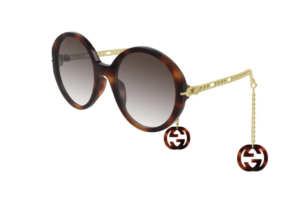 Gucci   GG0726S 002 BROWNhavana-gold-brown