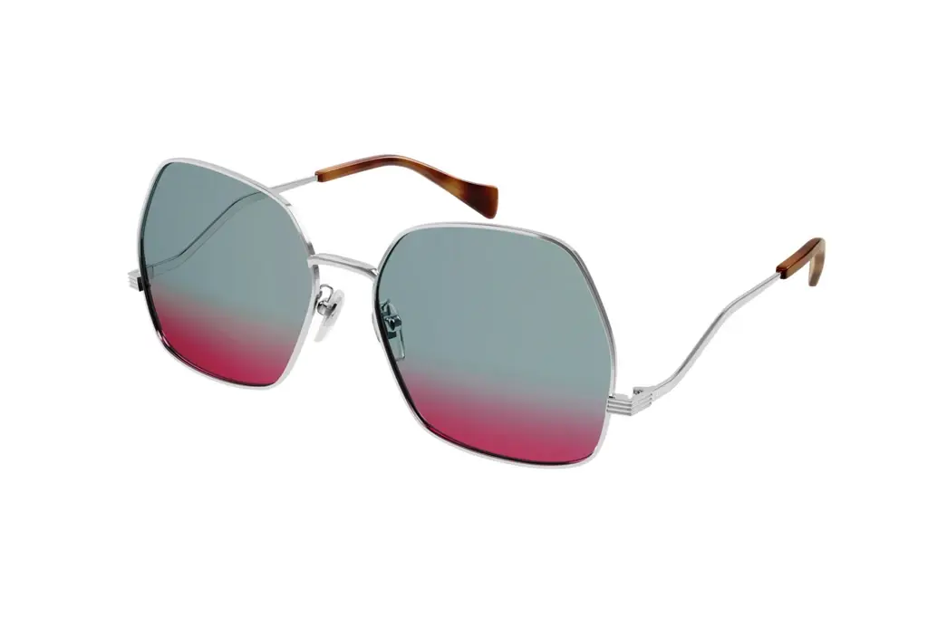 Gucci   GG0972S 004 LIGHT BLUEsilver-silver-light blue