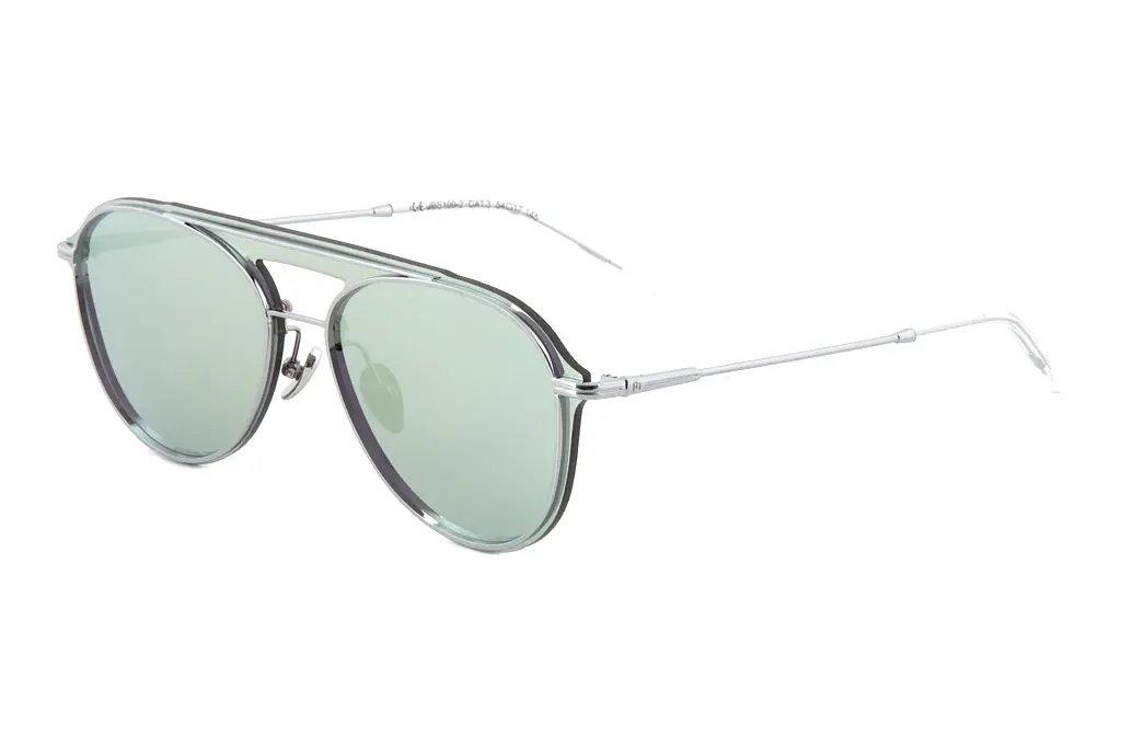 JB   JBS109 2 grau mit silber Spiegelsilber glaenzend
