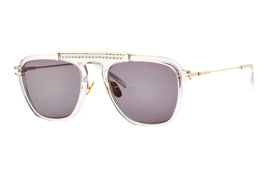 JB   JBS119 2 shiny light gold + shiny xtal grey