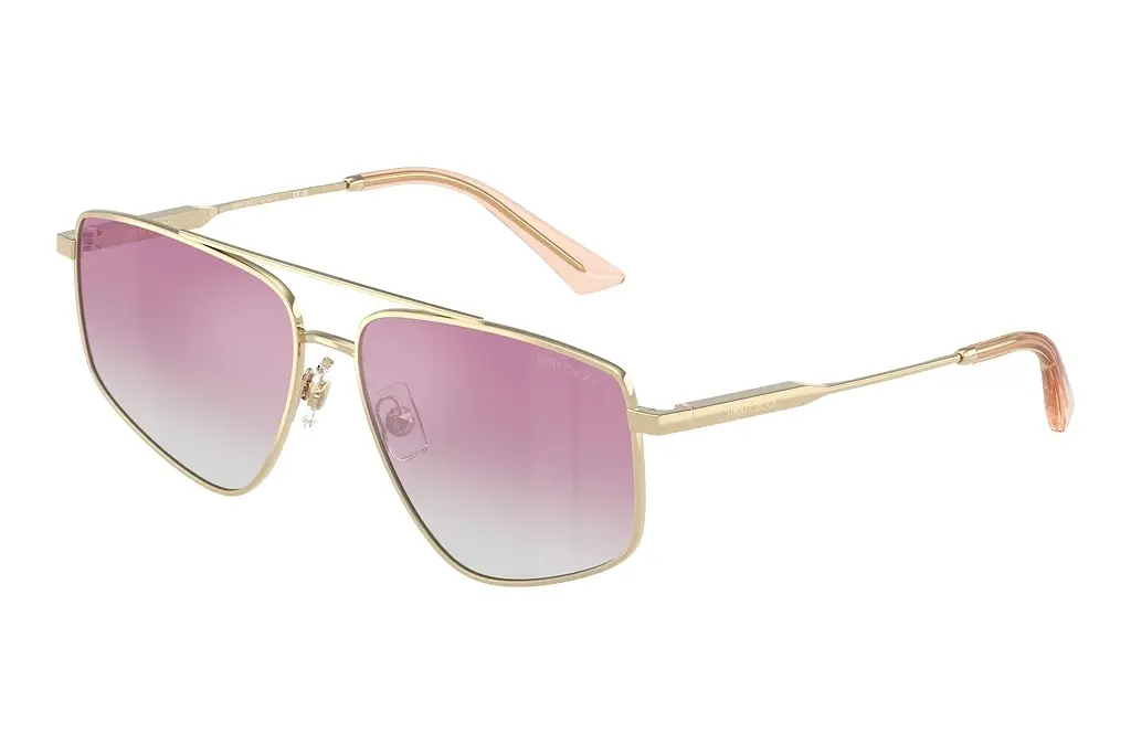 Jimmy Choo   JC4011 300658 Clear Gradient Fuxia Mirror SilverPale Gold