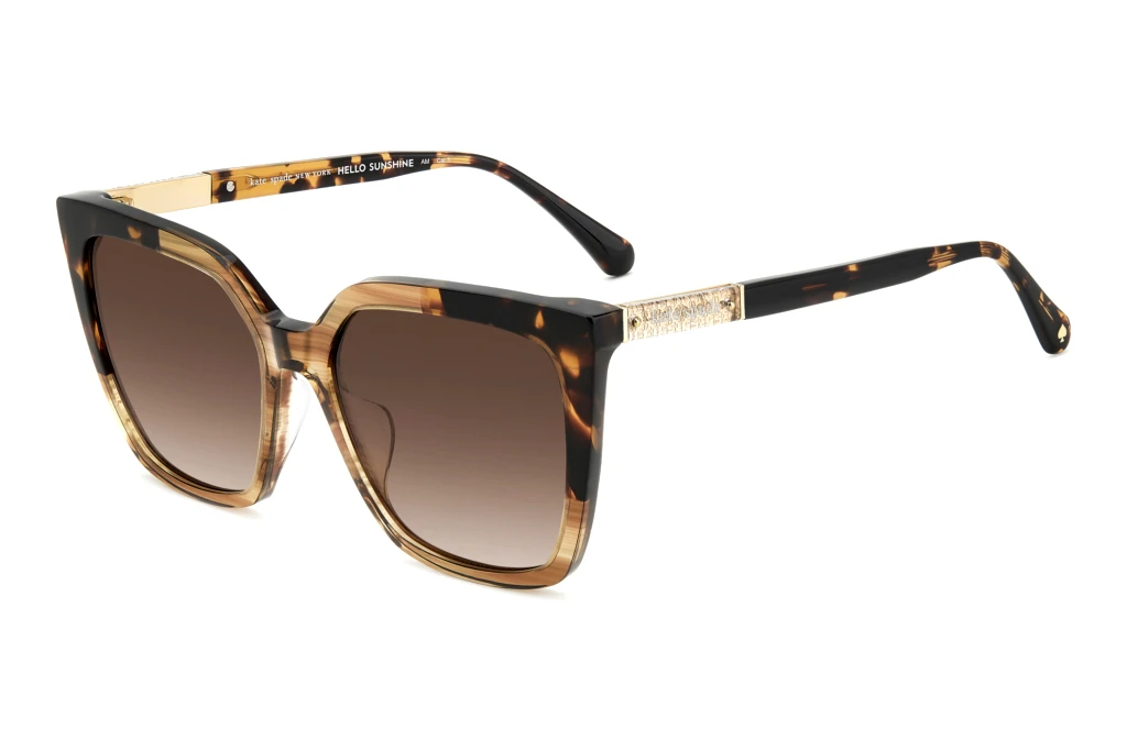 Kate Spade   MARLOWE/G/S 2OH/HA BROWN SHADEDHORN BEIGE