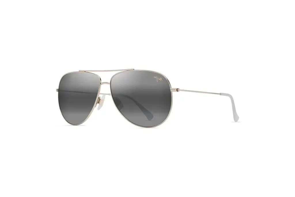 Maui Jim   Hauoli XL 674-16A Neutral GreyShiny Light Gold w/Crystal