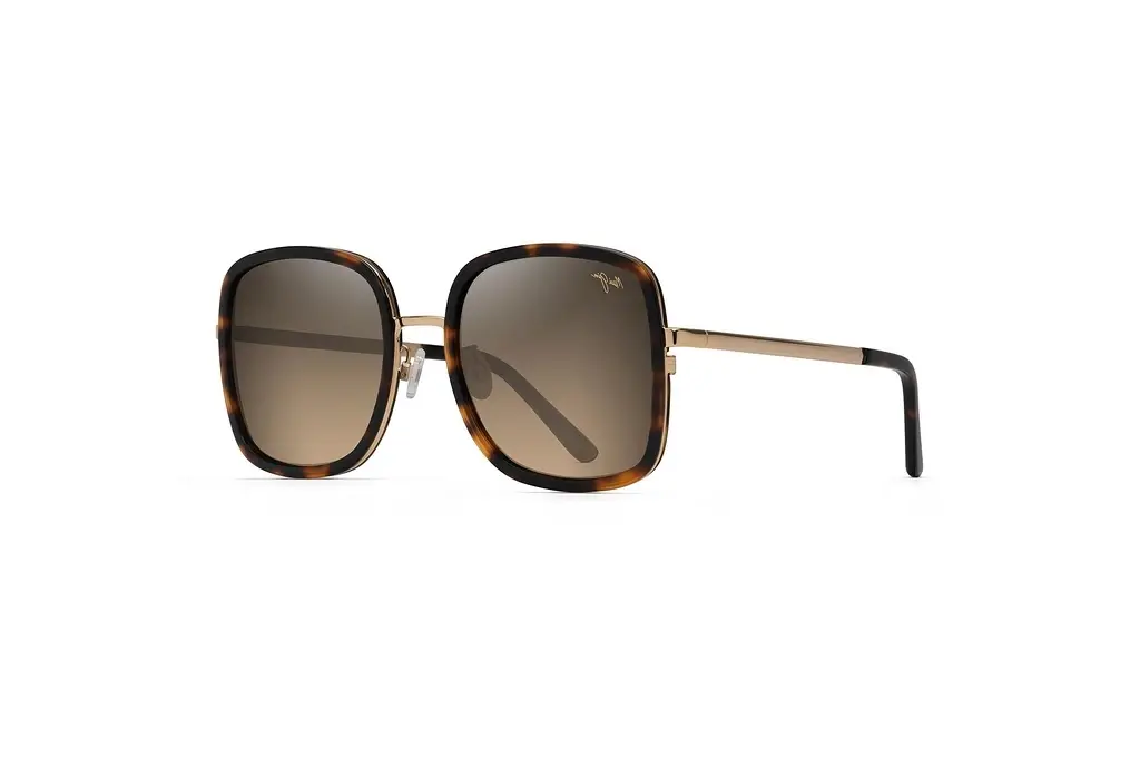Maui Jim   Pua HS865-10 HCL® BronzeTortoise w/Shiny Gold