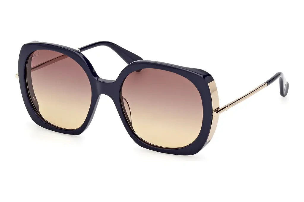 Max Mara   MM0079 90F braun verlaufendGlänzend Blau