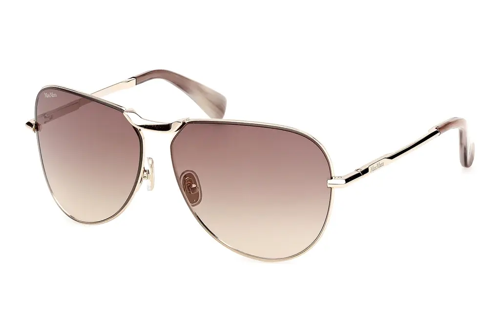 Max Mara   MM0134 32F braun verlaufendGlänzend Blassgold
