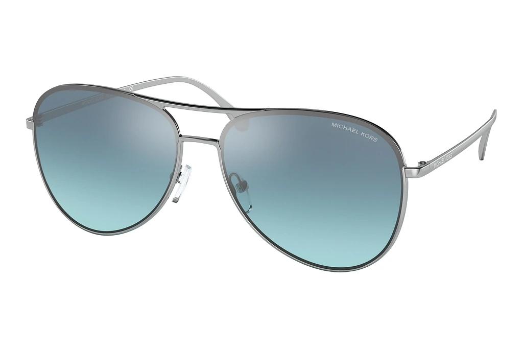 Michael Kors   MK1089 10197C Silver Turquoise Gradient MirrorSilver