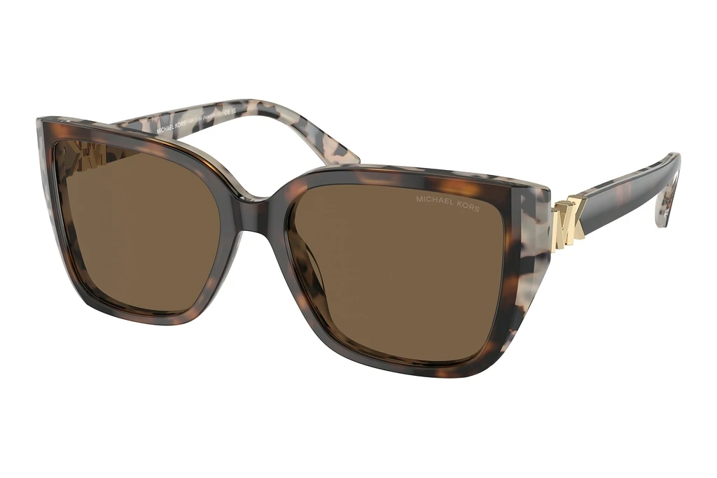 Michael Kors   MK2199 395173 Brown SolidBi Layer Dark/Cream Tortoise