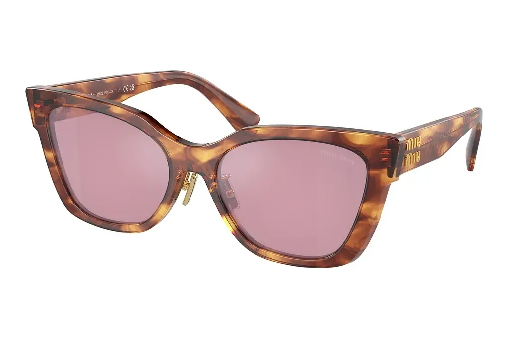 Miu Miu   MU 02ZS 11Q50D BordeauxStriped Tobacco
