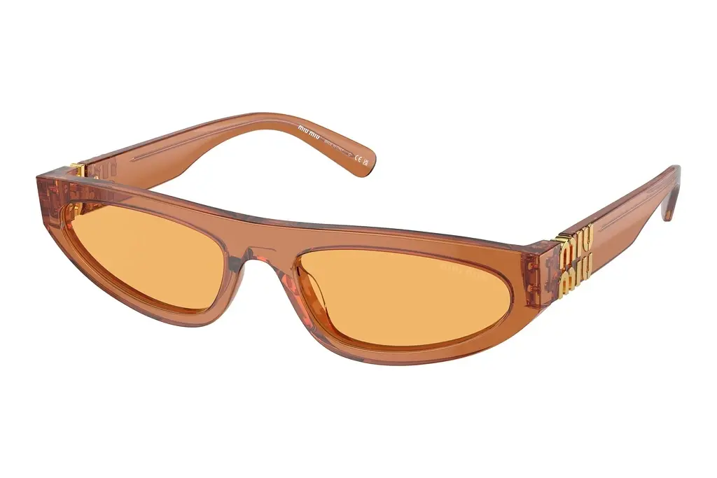Miu Miu   MU 07ZS 15T0B7 YellowCaramel Trapsarent