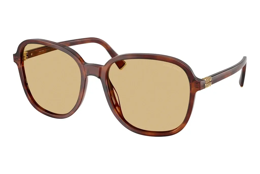 Miu Miu   MU B01S 26E10R YellowStriped Tobacco