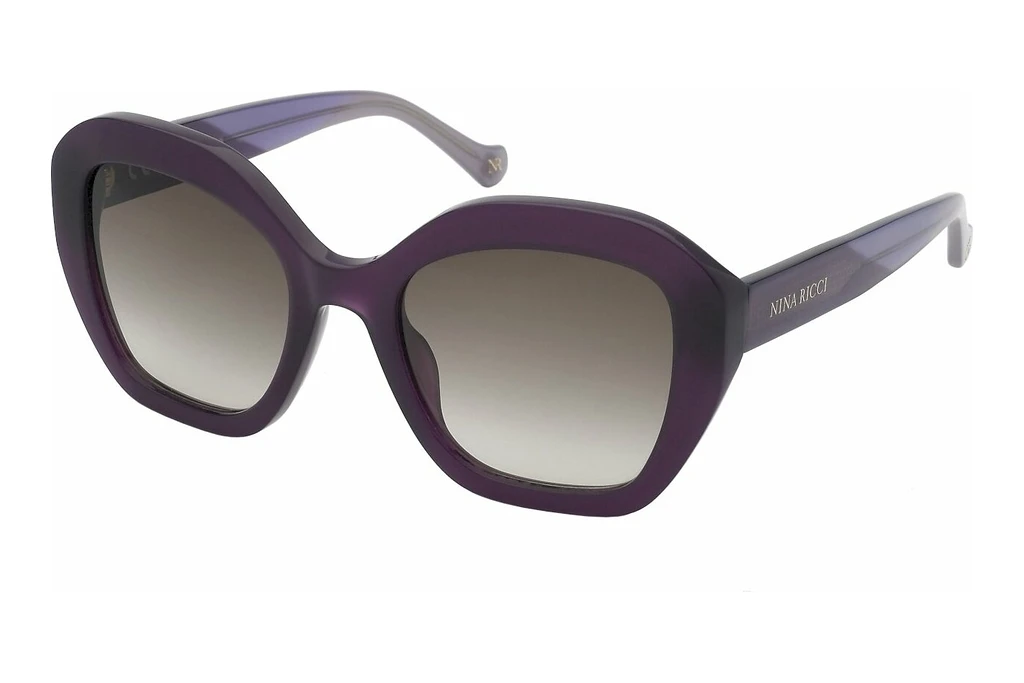 Nina Ricci   SNR355 096Z BROWN GRADIENTTRANSP.VIOLET