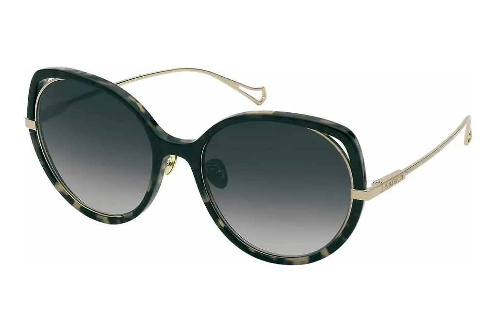 Nina Ricci   SNR362 03KU SMOKE GRADIENT SMOKEBLACK GREY HAVANA
