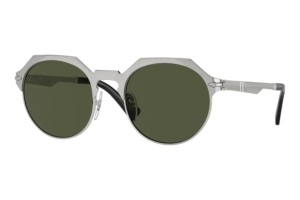 Persol   PO2488S 111431 GreenBrushed Silver