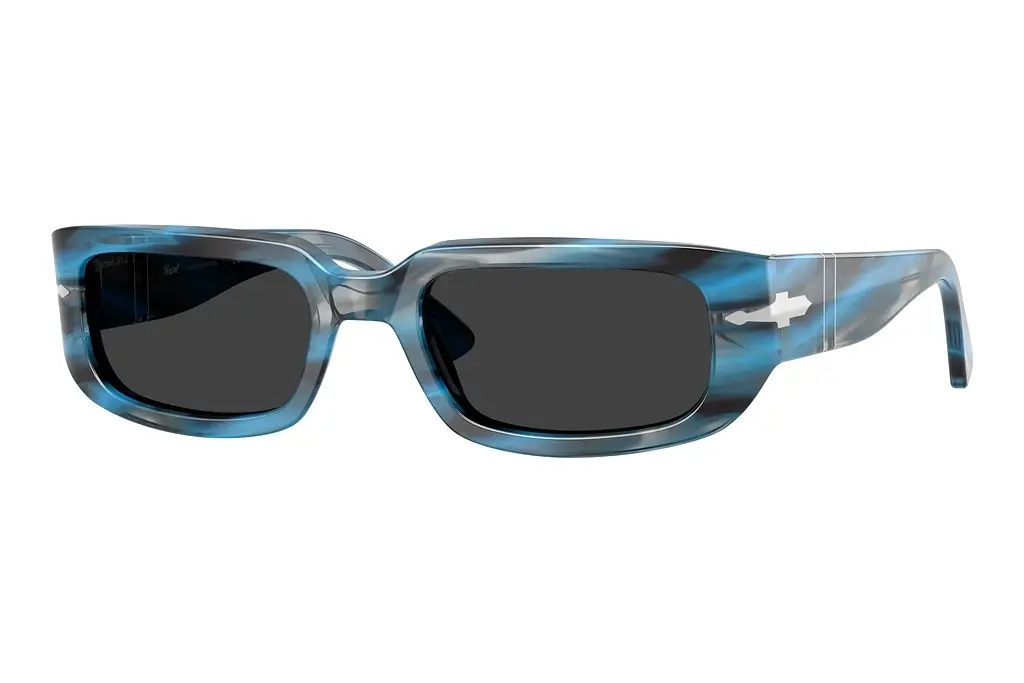 Persol   PO3385S 123448 Polar BlackStriped Blue And Grey