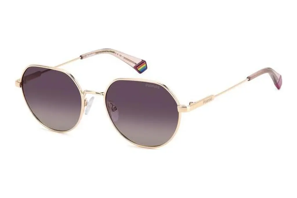 Polaroid   PLD 6236/S/X S9E/JR BURGUNDY SHADED POLARIZEDGOLD