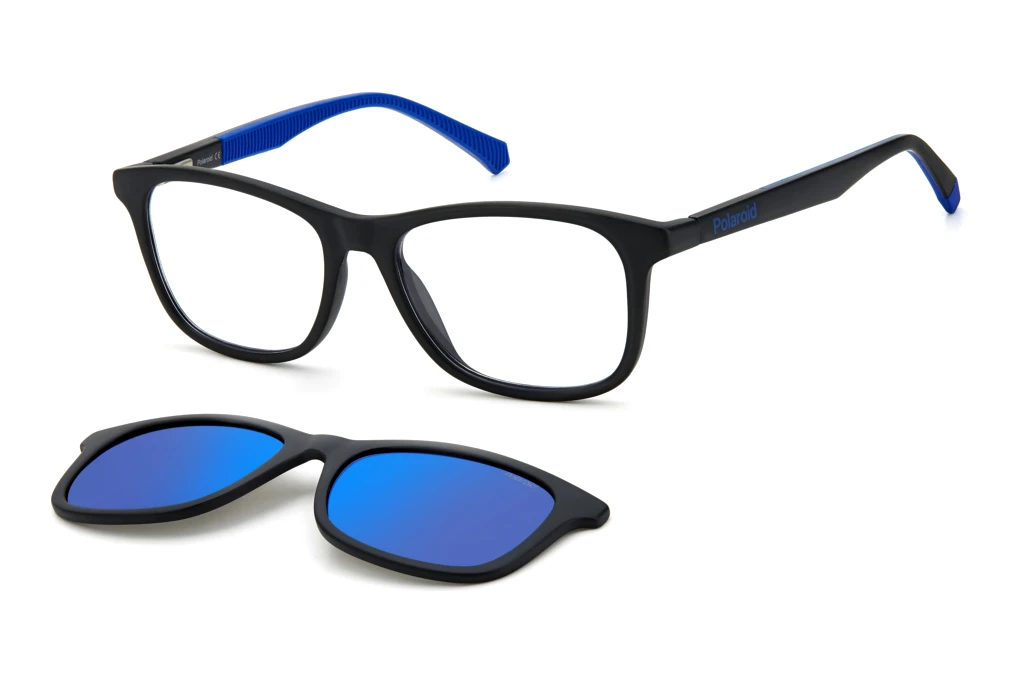 Polaroid   PLD 8045/CS 003/5X BLUE MIRROR POLARIZEDMATTE BLACK