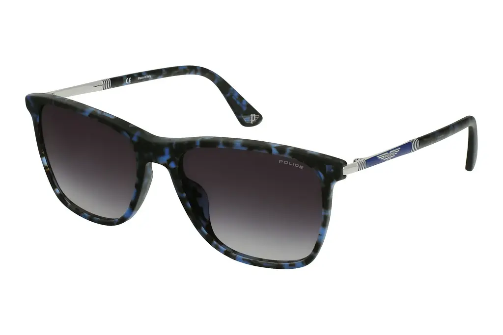 Police   SPLD45 06RJ SMOKE GRADIENTBLUE HAVANA+BLACK