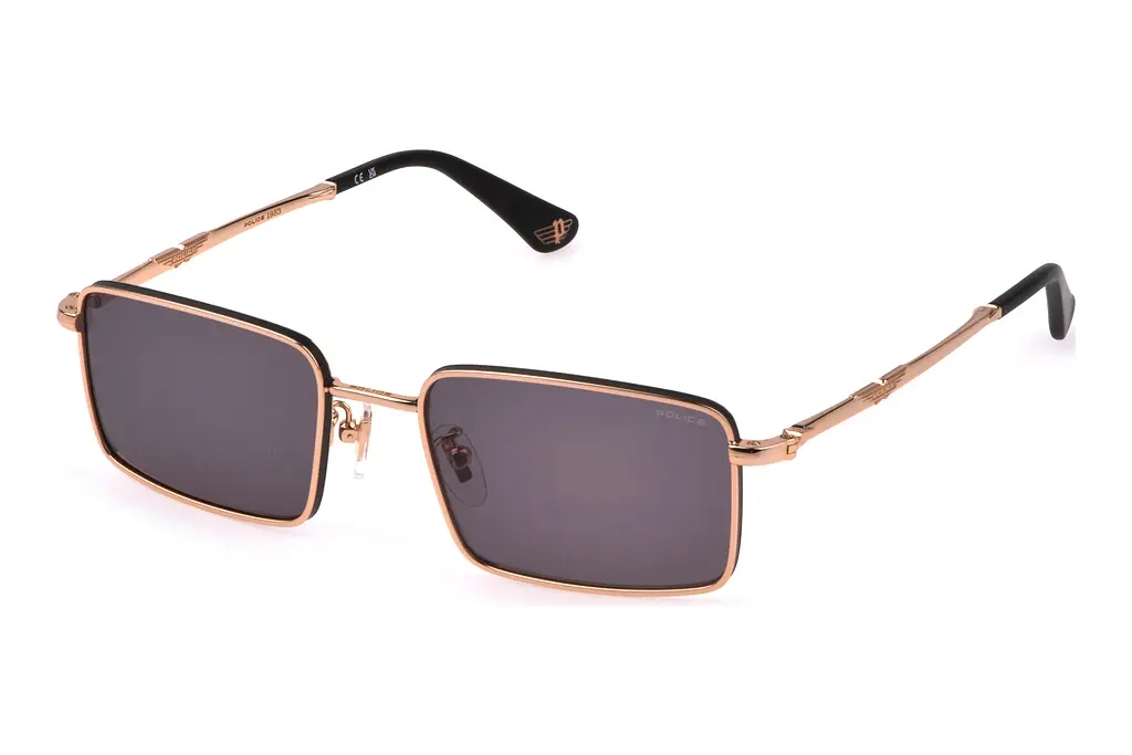 Police   SPLL85 0302 SMOKEROSE GOLD WITH SEMI MATT BLACK PARTS