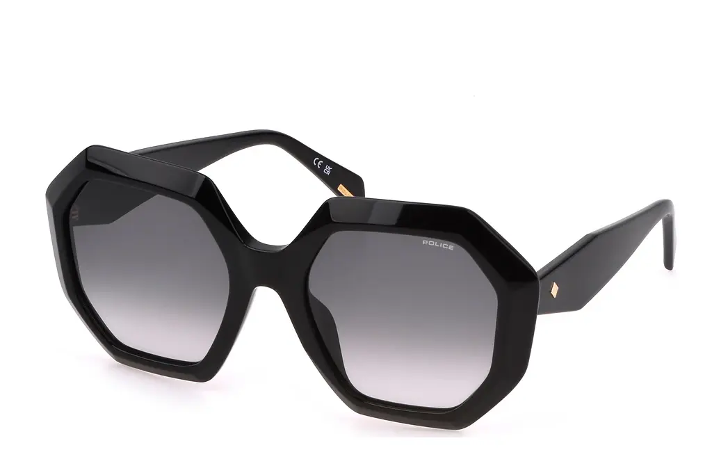Police   SPLM10 0700 SMOKE GRADIENT SMOKESHINY BLACK