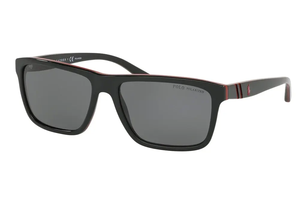 Polo   PH4153 566881 Polarized GreyShiny Black/Red/Black