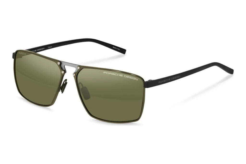 Porsche Design   P8993 B427 GREEN/DEG.MIRROR SILVERolive, grey