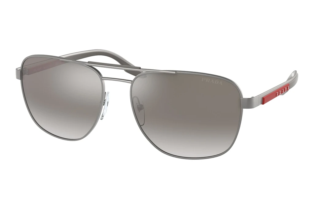 Prada Linea Rossa   PS 53XS 7CQ02M Gradient Grey Mirror SilverMatte Gunmetal